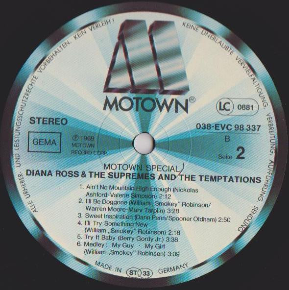 Diana Ross & The Supremes* And The Temptations : Diana Ross & The Supremes And The Temptations (LP, Comp)