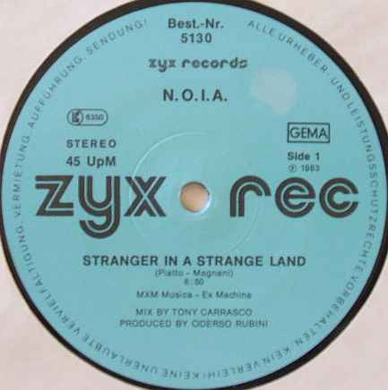 N.O.I.A. : Stranger In A Strange Land (12")