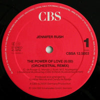 Jennifer Rush : The Power Of Love (Orchestral Remix) (12", Maxi, RP, Red)