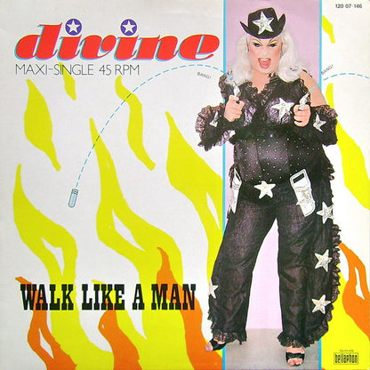 Divine : Walk Like A Man (12", Maxi)