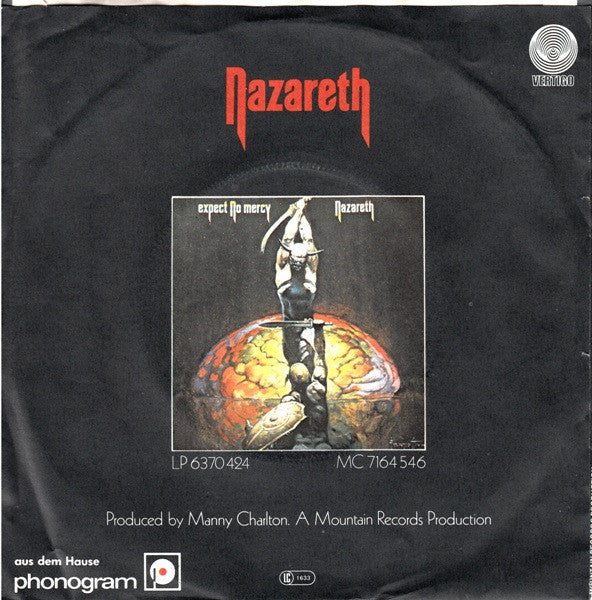 Nazareth (2) : Place In Your Heart (7", Single)