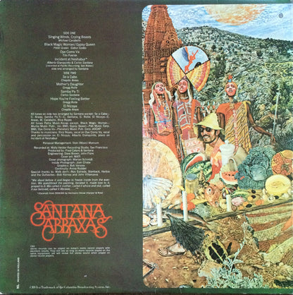 Santana : Abraxas (LP, Album, Gat)