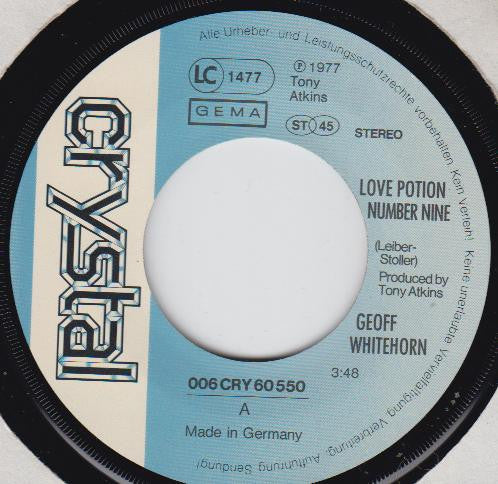 Geoff Whitehorn : Love Potion Number Nine (7")