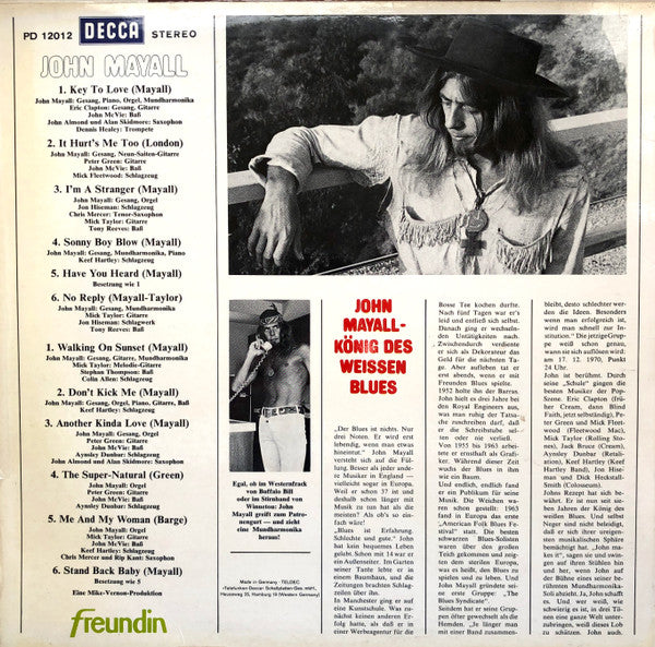 John Mayall : The World Of John Mayall (LP, Comp)
