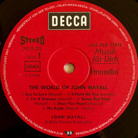 John Mayall : The World Of John Mayall (LP, Comp)