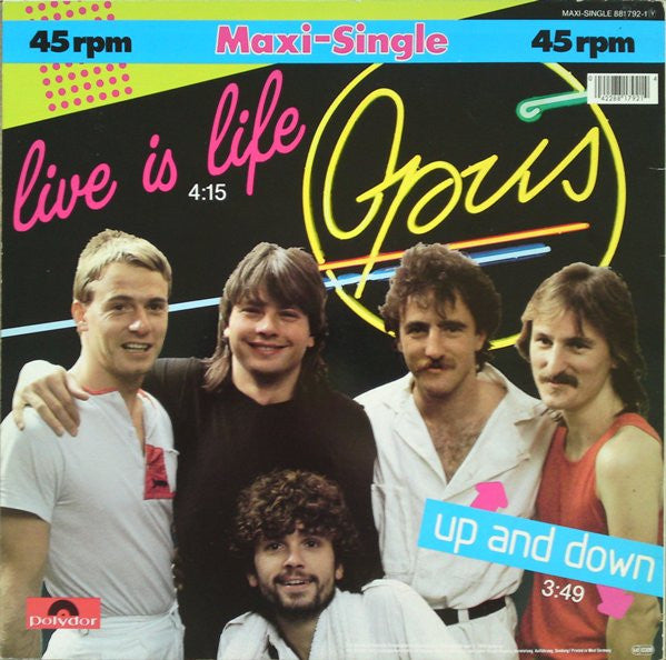 Opus : Live Is Life (12", Maxi)