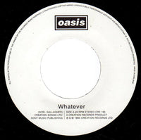 Oasis (2) : Whatever (7", Single, Jukebox)