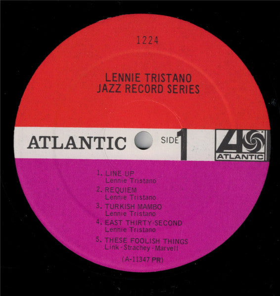 Lennie Tristano : Lennie Tristano (LP, Album, Mono, RP)