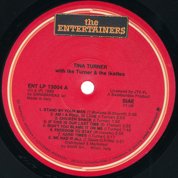 Tina Turner : The Best Of Tina Turner (2xLP, Comp)