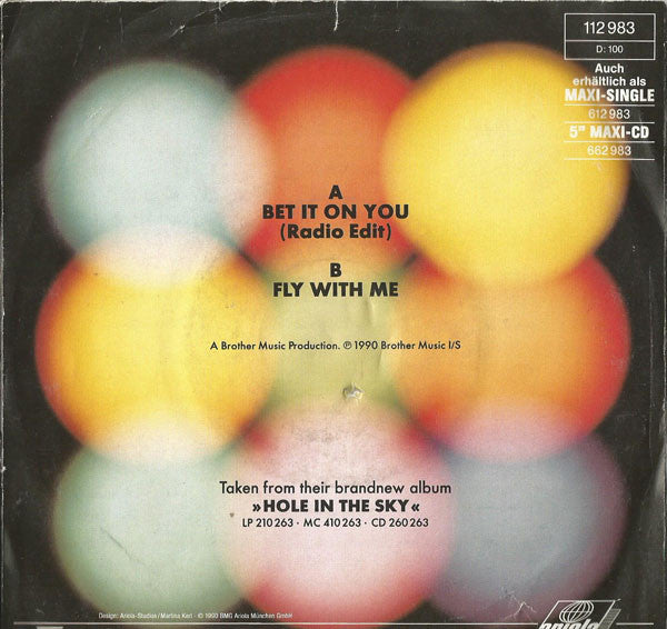 Laid Back : Bet It On You (7", Single)
