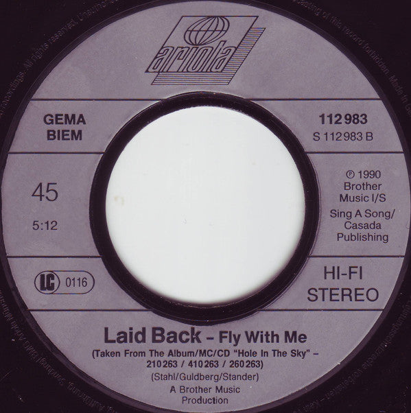 Laid Back : Bet It On You (7", Single)