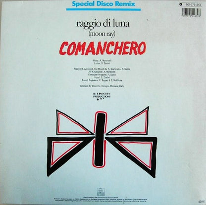 Raggio Di Luna : Comanchero (Special Disco Remix) (12", Maxi)