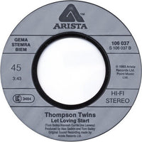 Thompson Twins : Hold Me Now (7", Single)