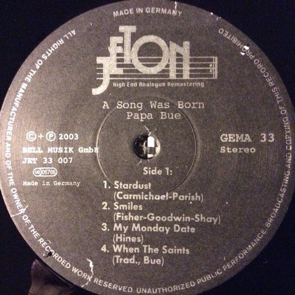 Papa Bue & The Viking Jazz Band* : A Song Was Born (LP, Album, Ltd, RE, RM, 180)