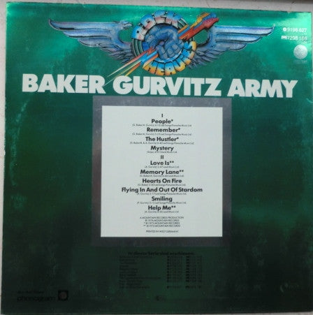 Baker Gurvitz Army : Rock Heavies (LP, Comp)