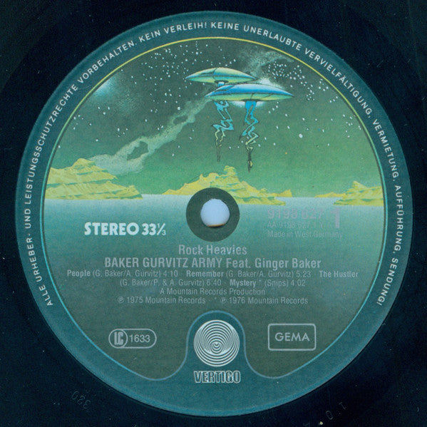Baker Gurvitz Army : Rock Heavies (LP, Comp)