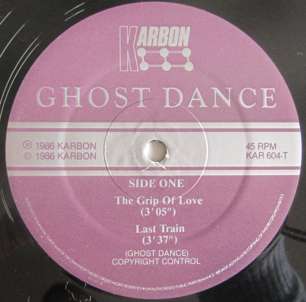 Ghost Dance : The Grip Of Love (12", Single)