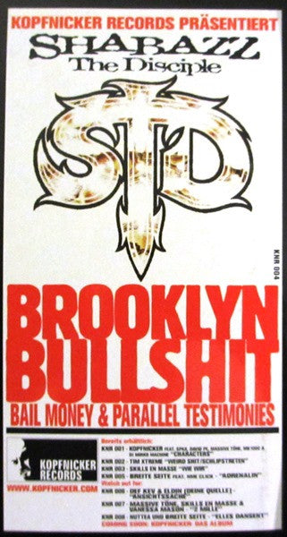 Shabazz The Disciple : Brooklyn Bullshit (12")