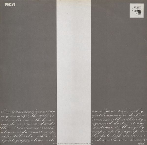 Eurythmics : Sweet Dreams (Are Made Of This) (LP, Album)