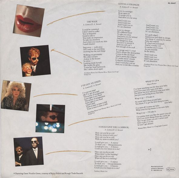 Eurythmics : Sweet Dreams (Are Made Of This) (LP, Album)