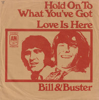 Bill & Buster : Hold On To What You've Got (7", Single, bro)