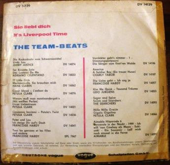 The Team-Beats : Sie Liebt Dich / It's Liverpool Time (7", Single)