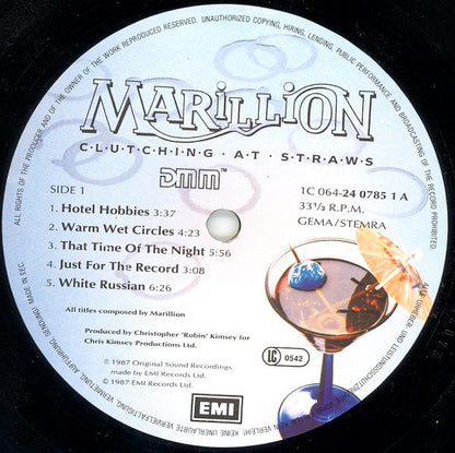 Marillion : Clutching At Straws (LP, Album, DMM)