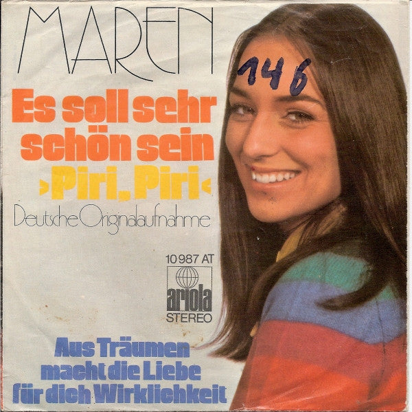 Maren (5) : Es Soll Sehr Schön Sein >Piri, Piri< (7", Single)