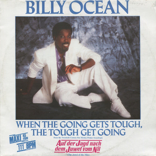 Billy Ocean - When The Going Gets Tough, The Tough Get Going (12", Maxi) (Near Mint (NM or M-))