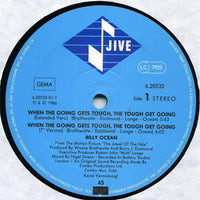 Billy Ocean : When The Going Gets Tough, The Tough Get Going (12", Maxi)
