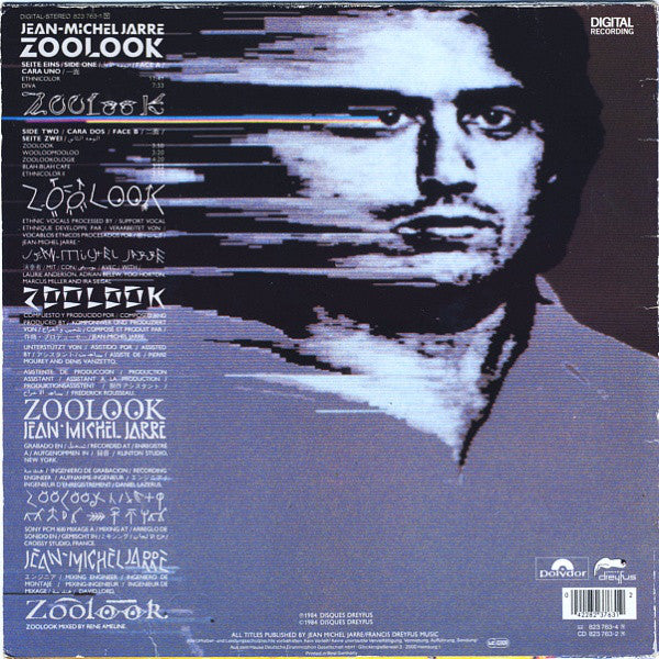 Jean-Michel Jarre : Zoolook (LP, Album)