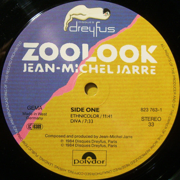 Jean-Michel Jarre : Zoolook (LP, Album)