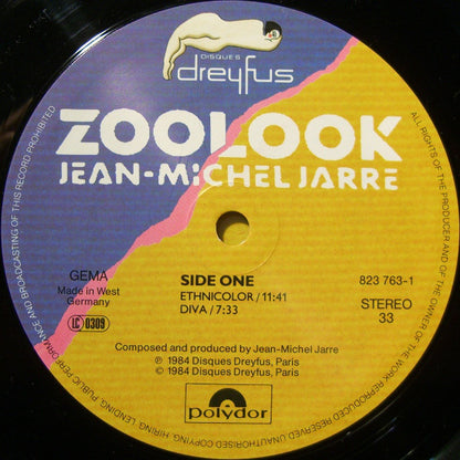 Jean-Michel Jarre : Zoolook (LP, Album)
