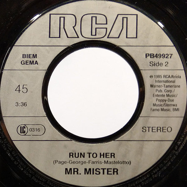 Mr. Mister : Kyrie (7", Single)