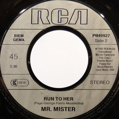 Mr. Mister : Kyrie (7", Single)