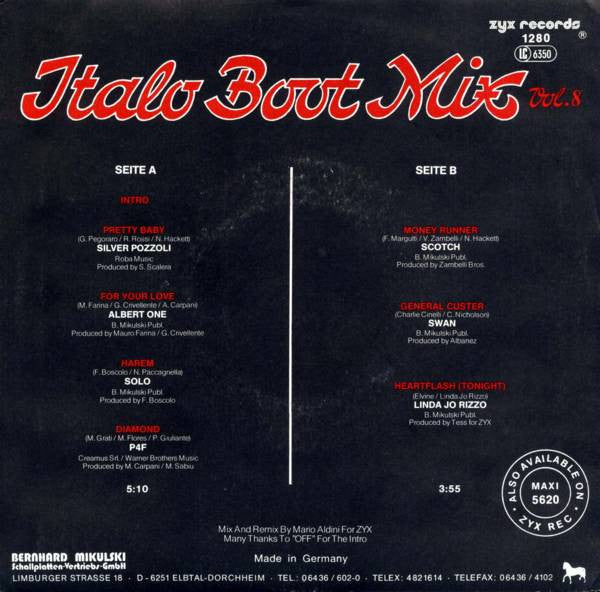 Various : Italo Boot Mix Vol. 8 (7", Single, Mixed)