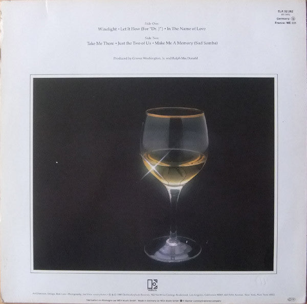Grover Washington, Jr. : Winelight (LP, Album, RE)