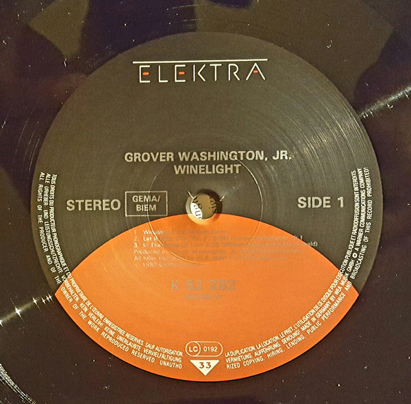 Grover Washington, Jr. : Winelight (LP, Album, RE)