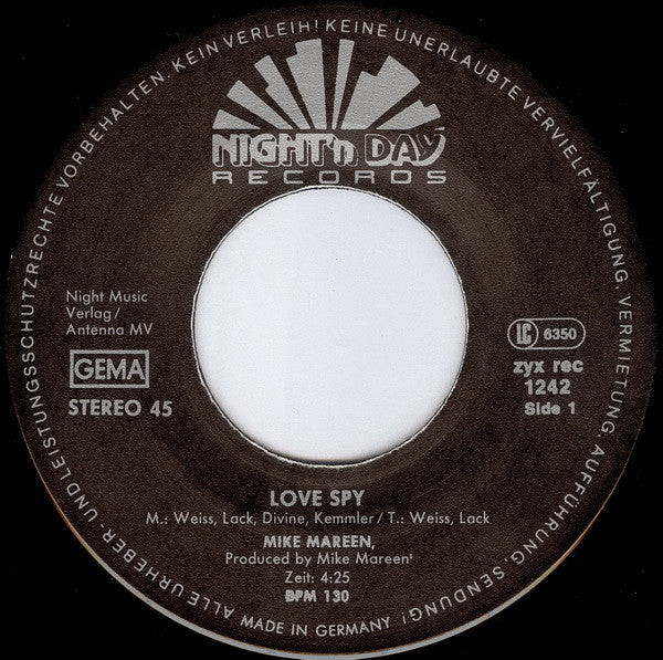 Mike Mareen : Love-Spy (7", Single)