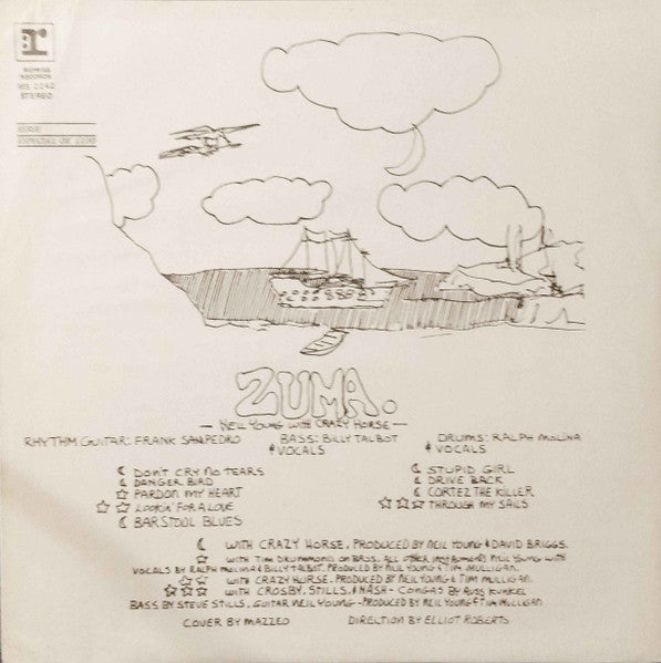 Neil Young With Crazy Horse : Zuma (LP, Album)