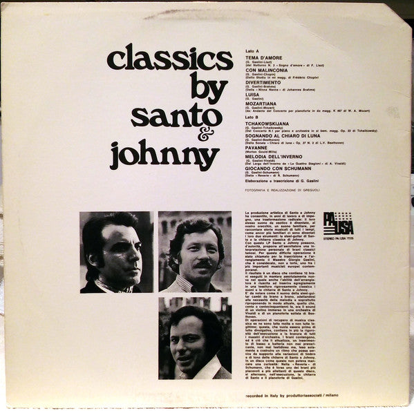 Santo & Johnny : Classics By Santo & Johnny (LP, Album)