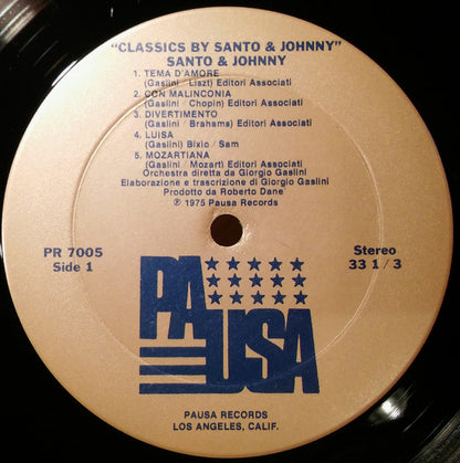 Santo & Johnny : Classics By Santo & Johnny (LP, Album)