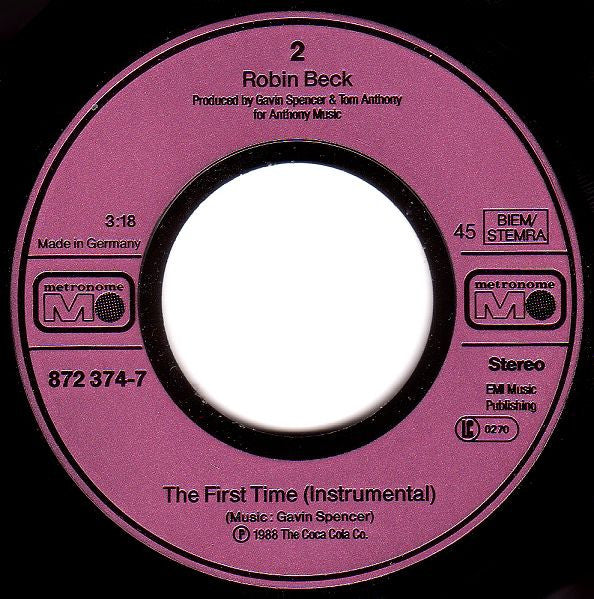Robin Beck : First Time (7", Single)