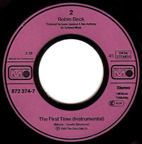 Robin Beck : First Time (7", Single)