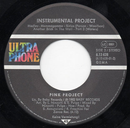 Pink Project : Disco Project (7", Single)