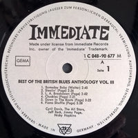 Various : Best Of The British Blues Anthology Vol. 3 (LP, Comp)