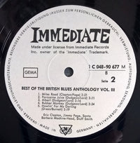 Various : Best Of The British Blues Anthology Vol. 3 (LP, Comp)