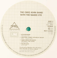 Greg Kihn Band : With The Naked Eye (LP, Album, RE, Whi)