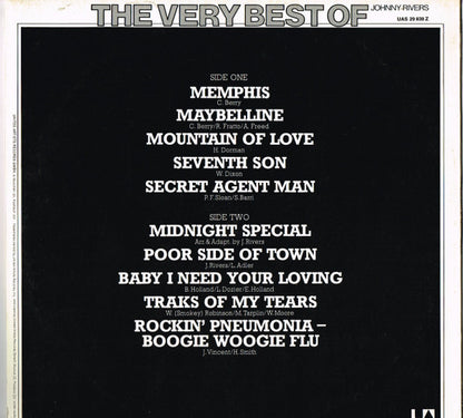 Johnny Rivers : The Very Best Of Johnny Rivers (LP, Comp, RE)