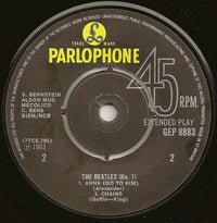 The Beatles : The Beatles No. 1 (7", EP, Mono, RP, Thi)